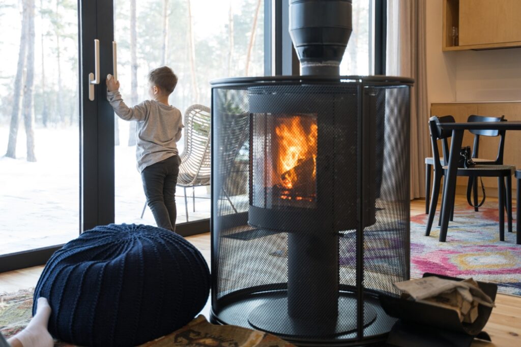 Poêle à granulés étanche