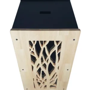 Stockage pellets 55kg noir ARBRE Evea