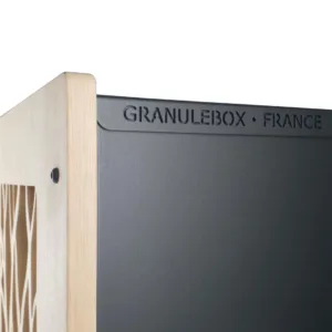 Stockage pellets 55kg noir ARBRE Evea