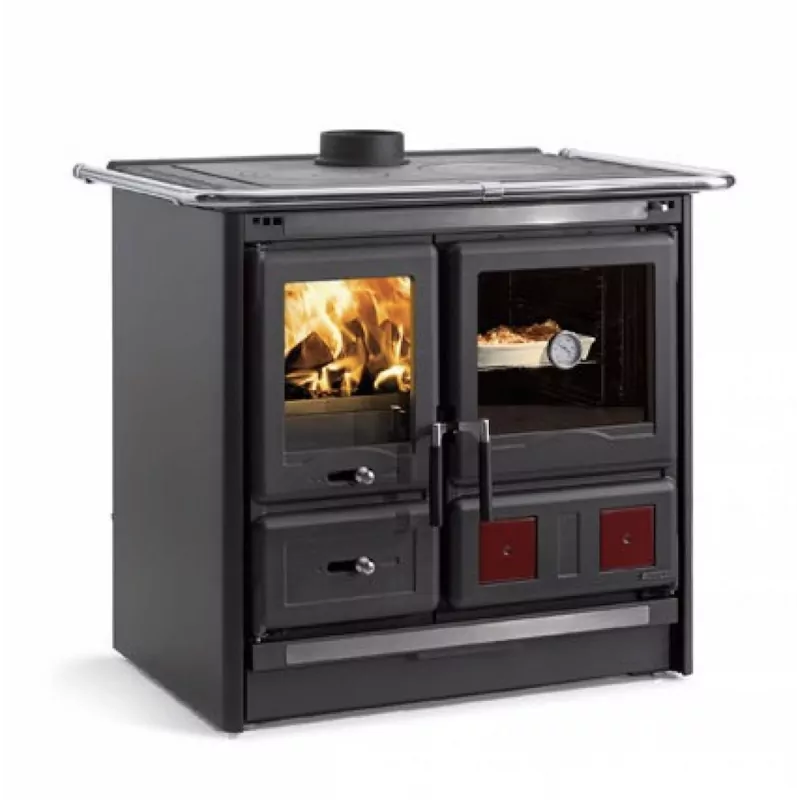 cuisiniere-a-bois-rosa-l-5-0-steel-nean Cuisinière à bois Rosa L 5.0 Steel - Nean - 10 Kw