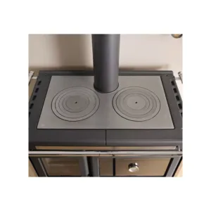 Cuisinière à bois Rosa XXL.16 Steel - 10 Kw