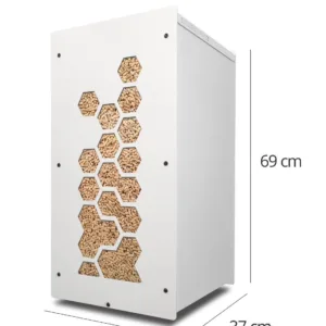 Granulebox 55kg blanc OCTO