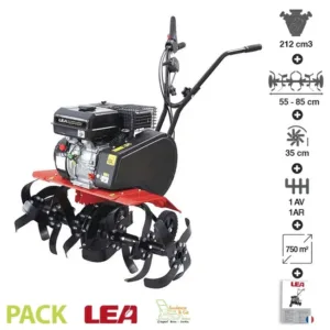 Motobeche thermique 212cc 4100W 2 vitesses fraisage 55 ou 85cm