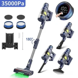 Aspirateur Balai Sans Fil VICSONIC S7 8 en 1 – 520W, 35KPa, Autonomie 65 min, Écran Tactile