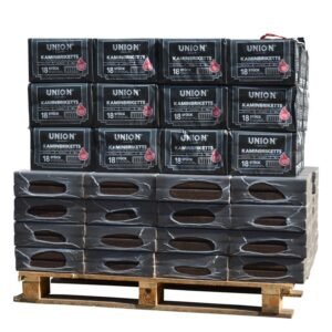 Briquettes Pini Kay 100% Chêne + Briquettes de Lignite