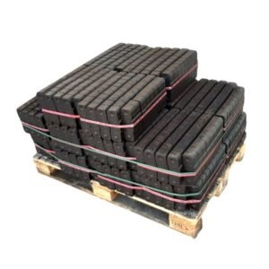1/2 Palette de Briquettes de Lignite – 500 kg (20 Paquets de 25 kg)